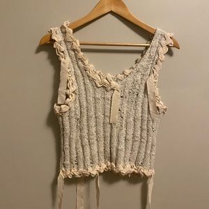 Acne studio, braided knit tank. NWT OG price 470